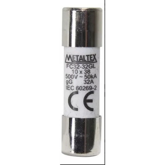 fusivel cartucho 10x38 aR 06A EATON ELETROMEC C1038AR50006C METALTEX FC32-6ar [11.06.01.044]