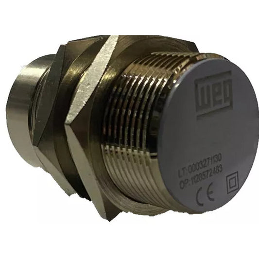 sensor indutivo faceado M12 2mm 10~30Vcc 1NF PMSW-I2GL12FKNF-SC WEG 15637096 [12.09.01.027]