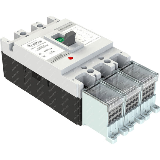 bloco distribuicao tam.C 250A 6 furos p/disj.caixa moldada C2S-90 1883201 [11.08.01.006]